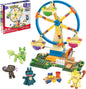 Mega Construx Pokemon Ferris Wheel Fun Set with 393 Pieces, 4 Posable Characters, 5+ Inches Tall