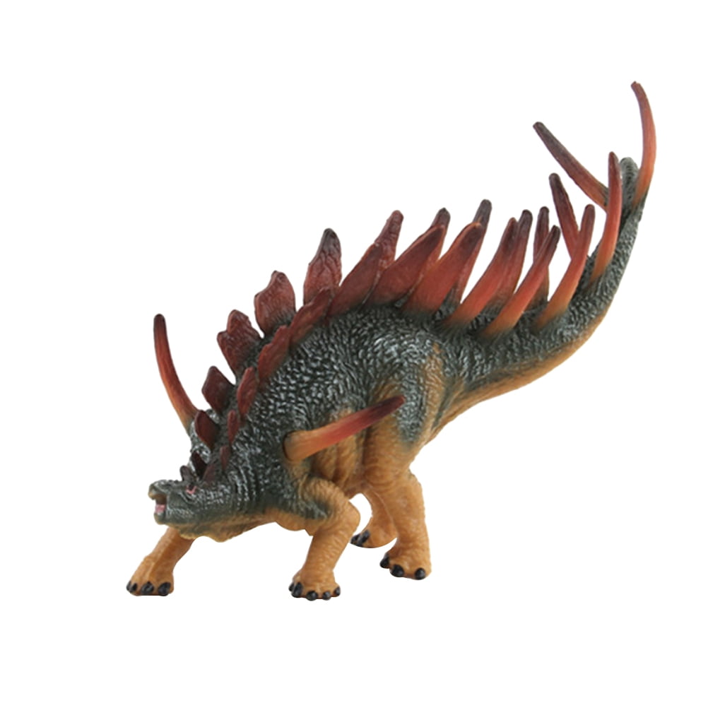 Milisten 1Pack Realistic Dinosaur Toys Kentrosaurus Model 17x4x11cm PVC for Toddlers Dino Figurines