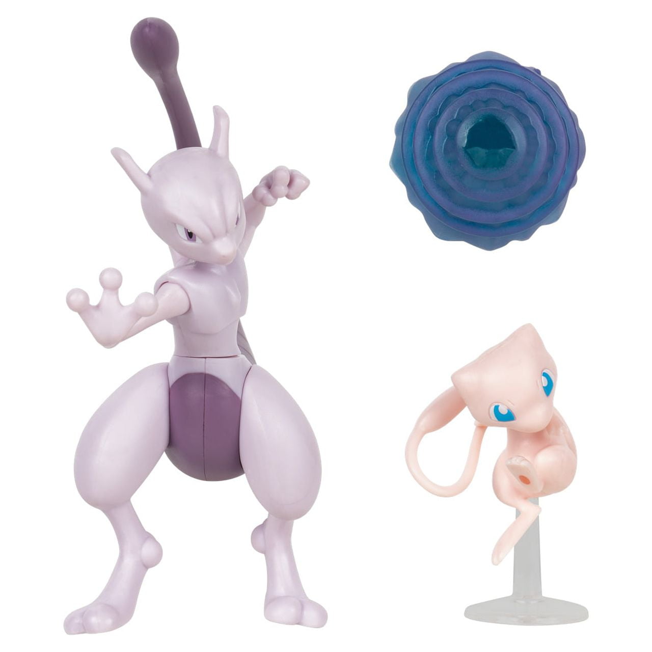 Pokémon Battle Figure 2 Pack - Features 2-inch Mew & 4.5-Inch Mewtwo Battle Figures