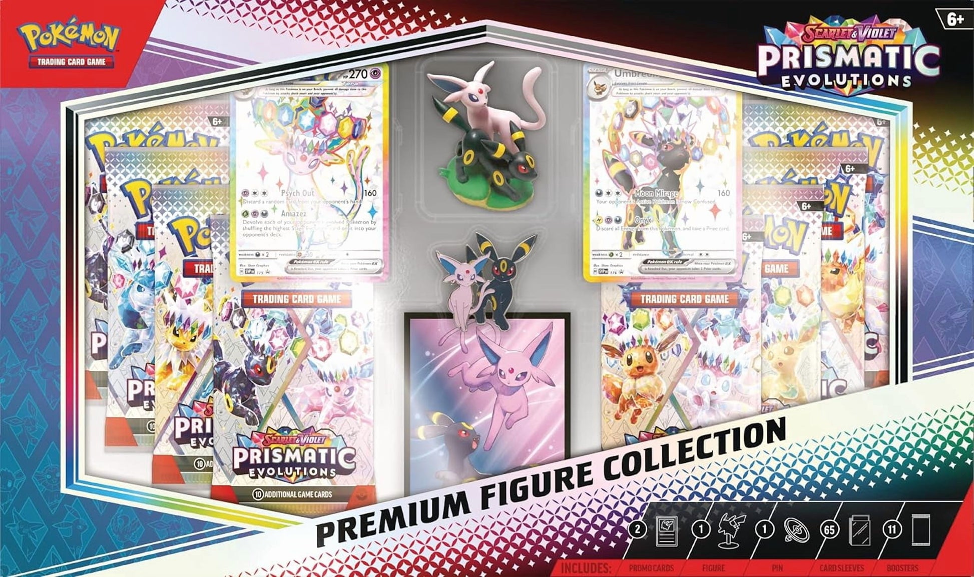 Pokemon Trading Card Games SV 8.5 Prismatic Evolutions Premium Figure Collection