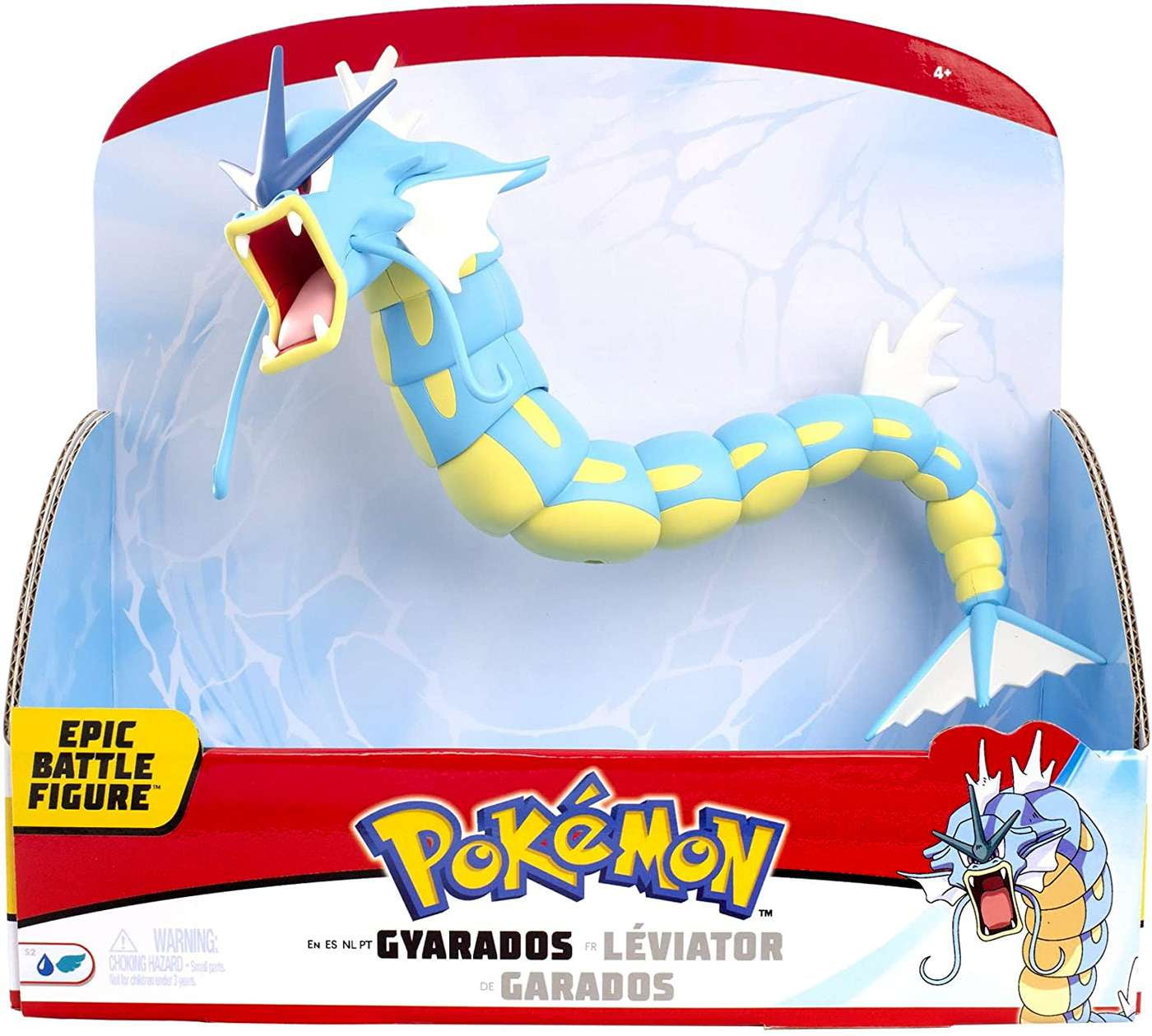 Pokemon Gyarados 12 Inch Epic Battle Figure Authentic Details Fully Articulated Figure Toys Inspired by Smash Hit Animated Series Gotta Catch Em All