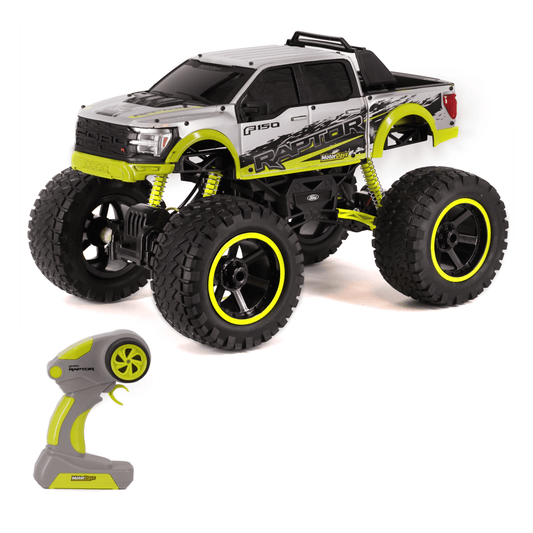 Motor Dayz (1:10) Ford F-150 Heavy Metal Remote Control 4X4 Truck, R2-10T89U-SV, Child