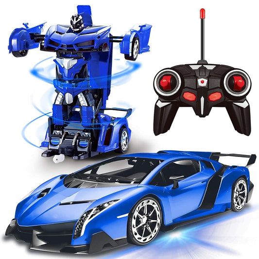 Remote Control Cars, Transform Car Robot, RC Cars for Kids, Boys Gifts Ages 4 5 6 7 8 9 10 11 Year Old Gift
