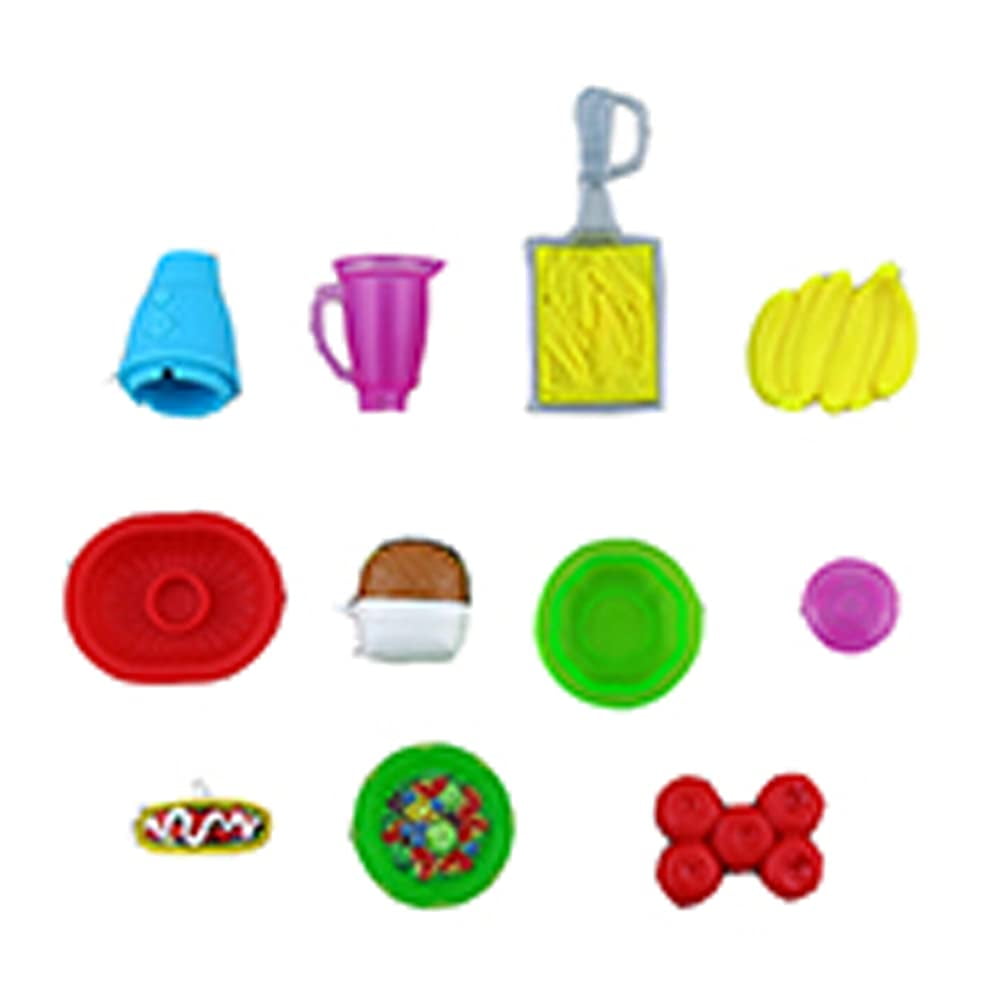 Replacement Parts for Fresh 'N Fun Food Truck Barbie Doll Playset - Gmw07 ~ Replacement Blender, Fry Basket, Salad Bowl And Food