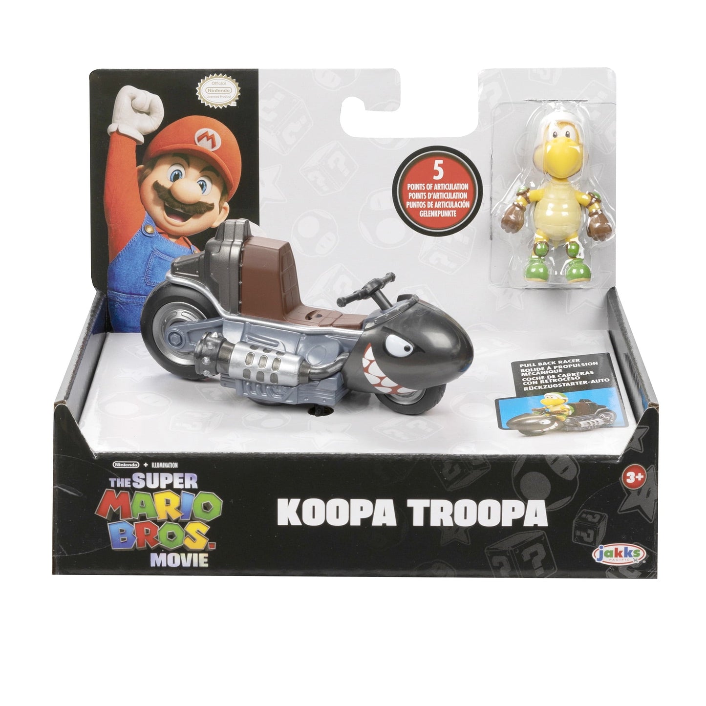 Super Mario Bros Movie Koopa Troopa Action Figure, 2.5"