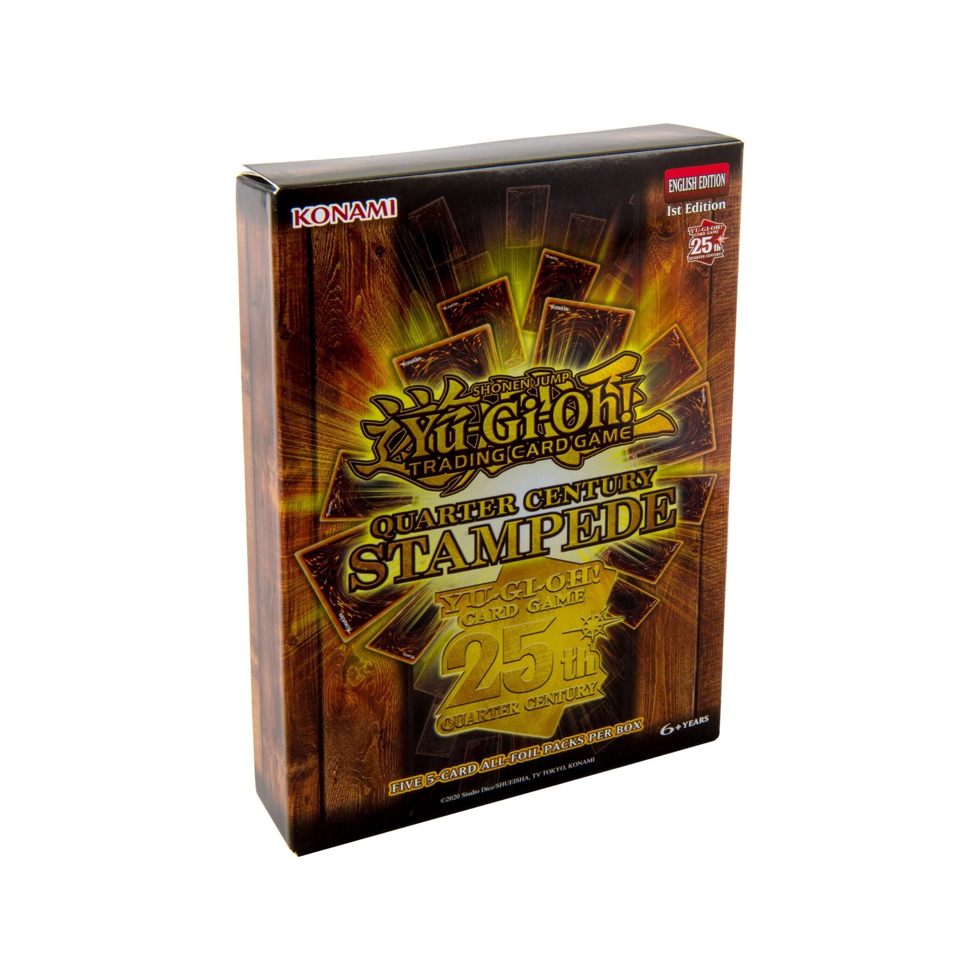 YUGIOH QUARTER CENTURY STAMPEDE RETAIL BOX