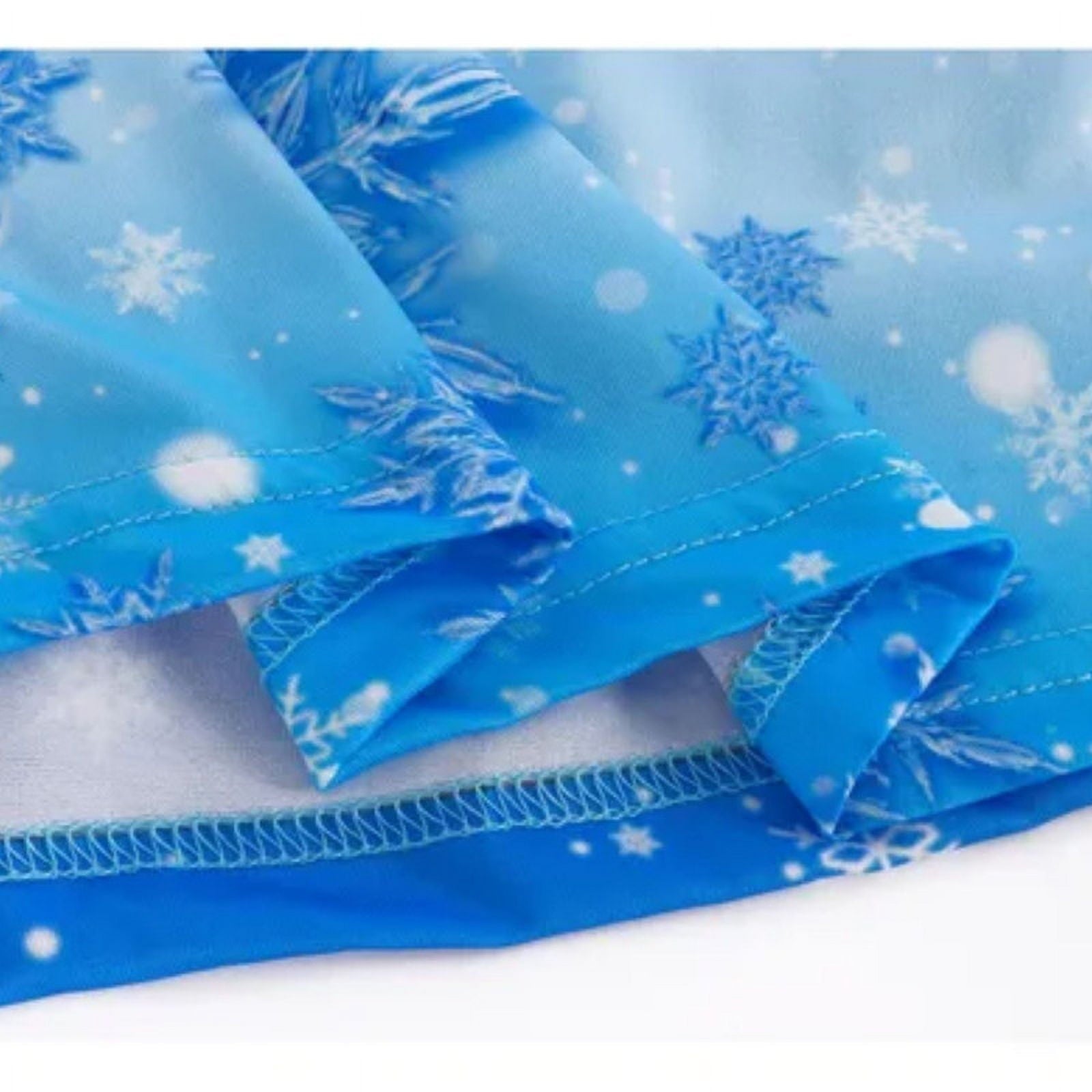 Jurebecia Girls Snow Queen Dress Princess Costume Halloween Birthday Party Dresses up for Toddler Girl Kids 4t (3-4Years)