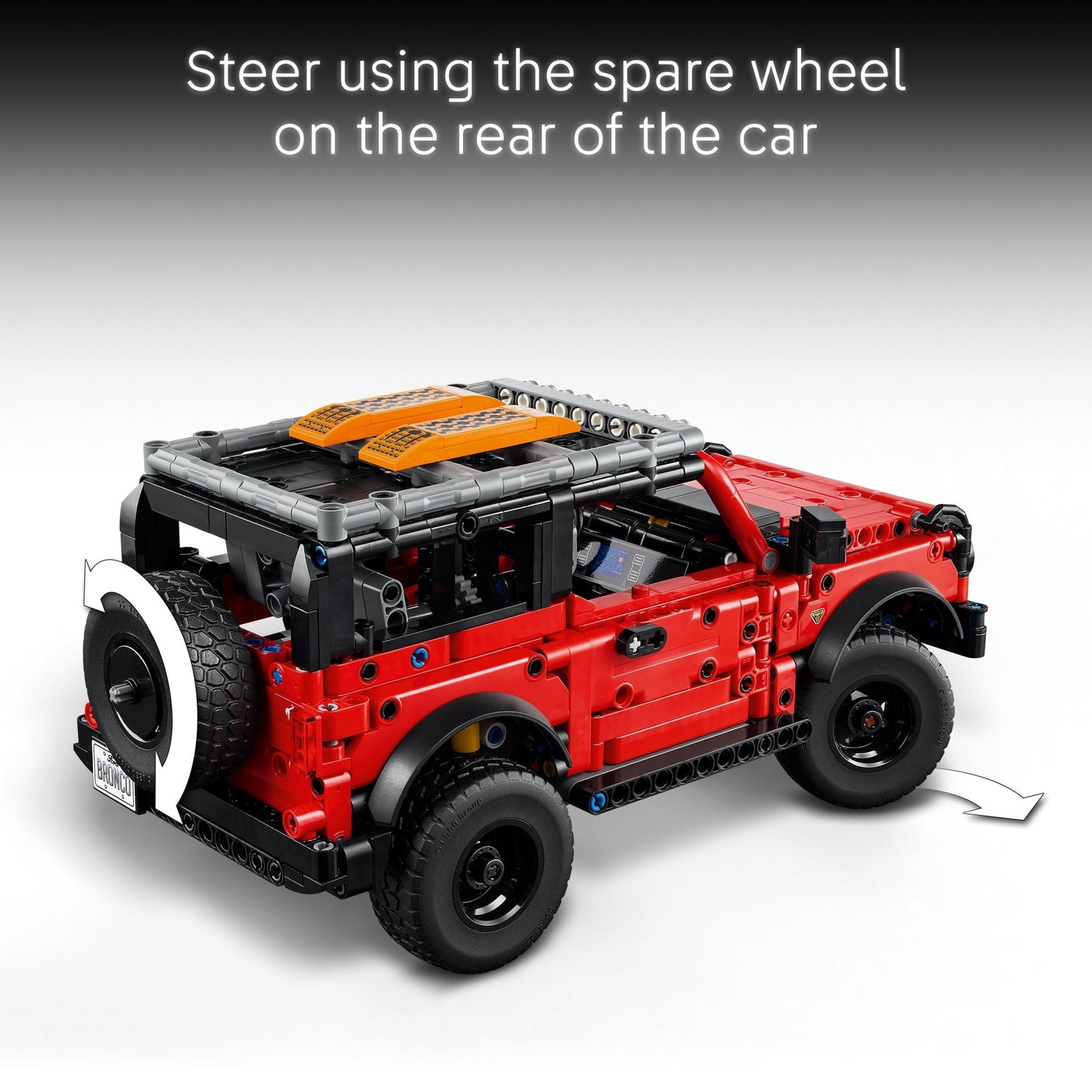 LEGO Technic Ford Bronco Kids Toy Car - Building Toy for Boys and Girls, Ages 10+ - Car Toy and Model Kit - Gift for Christmas - Authentic Ford Bronco Trim & Details - 42213