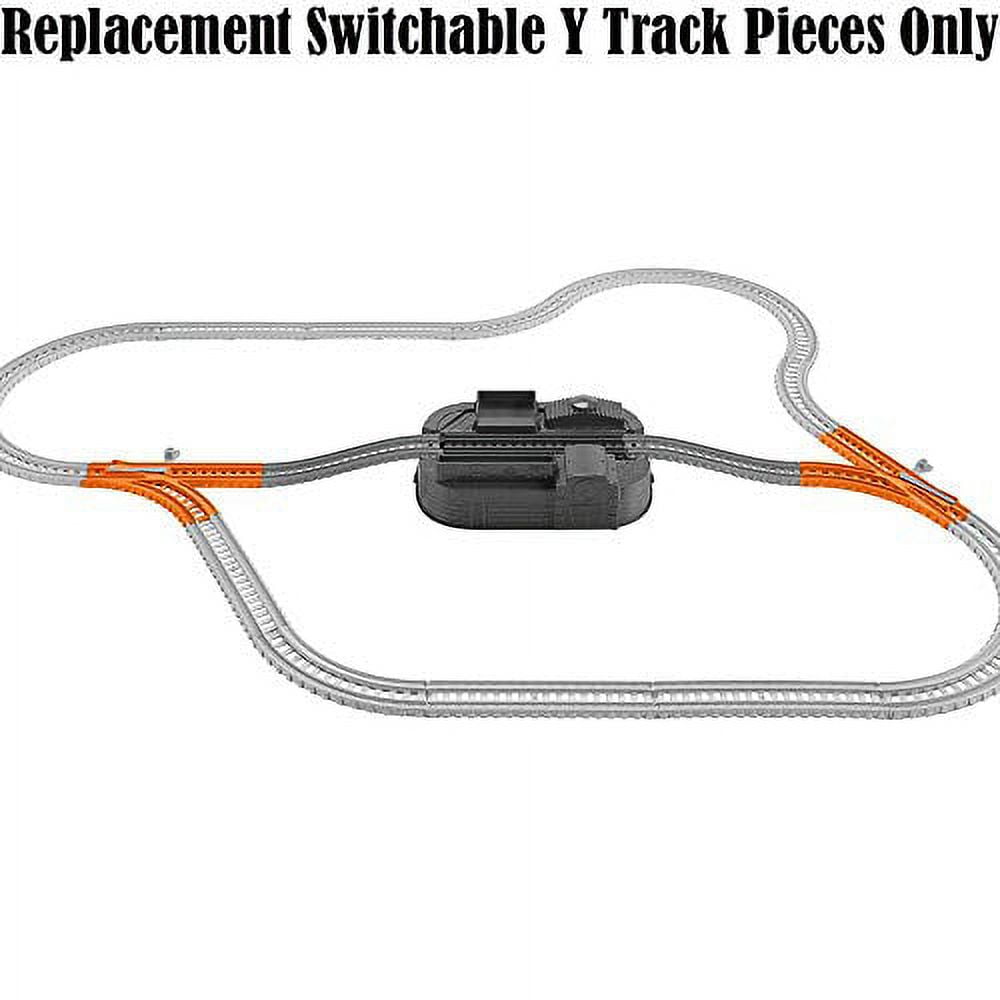 Replacement Parts for Thomas The Train - FXX69 ~ Thomas & Friends Trackmaster Builder Bucket ~ Replacement Switchable Y Track Pieces ~ 1 TL (Left Turn) 1 TR (Right Turn) ~ Orange