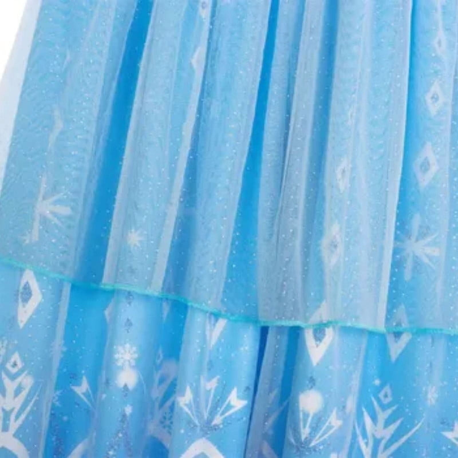 Jurebecia Girls Snow Queen Dress Princess Costume Halloween Birthday Party Dresses up for Toddler Girl Kids 4t (3-4Years)