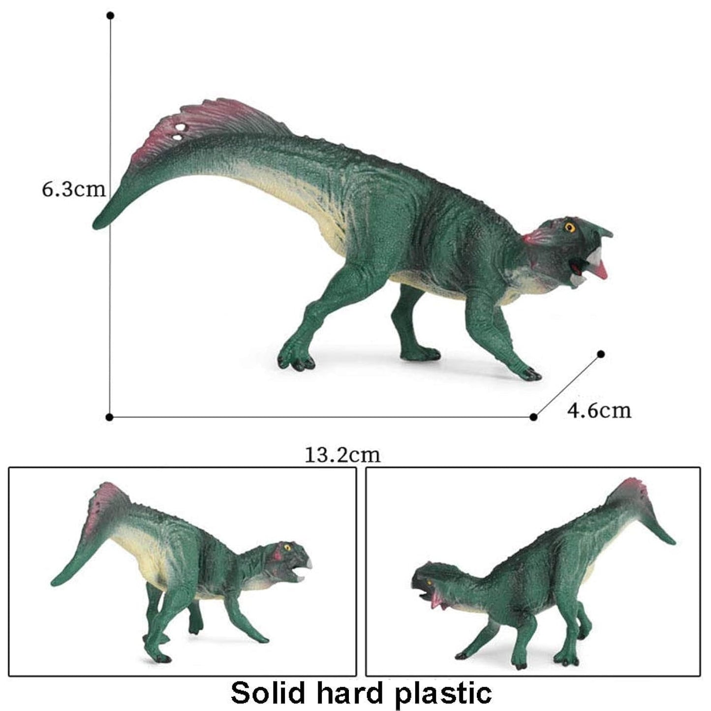 Holzlrgus Dinosaur Toy Realistic Psittacosaurus Animal Figures Science Project, Cake Topper, Early Educational Toys Birthday for Toddlers Kids Age 3 4 5