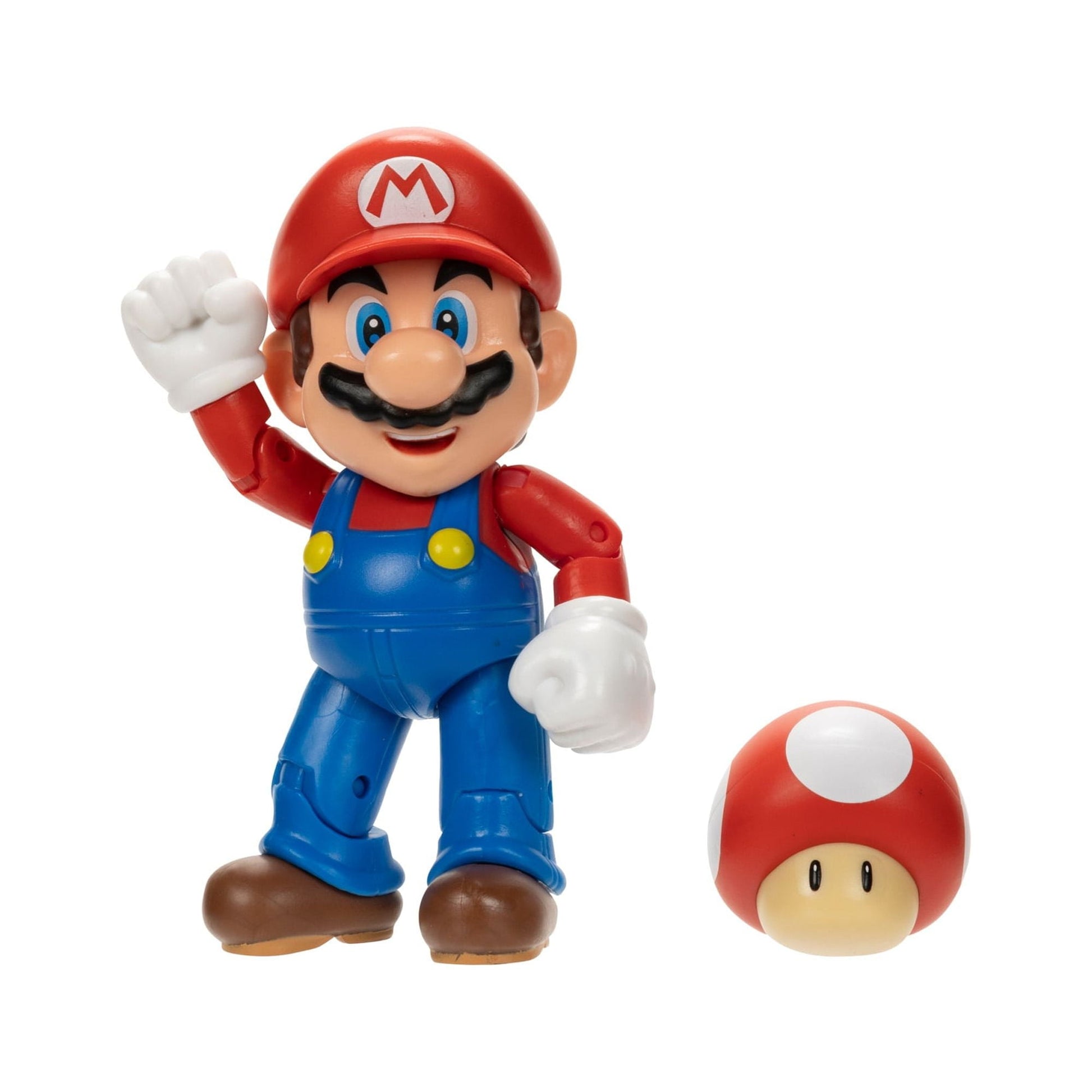 Super Mario 4" Figure - Mario w/Red Power Up