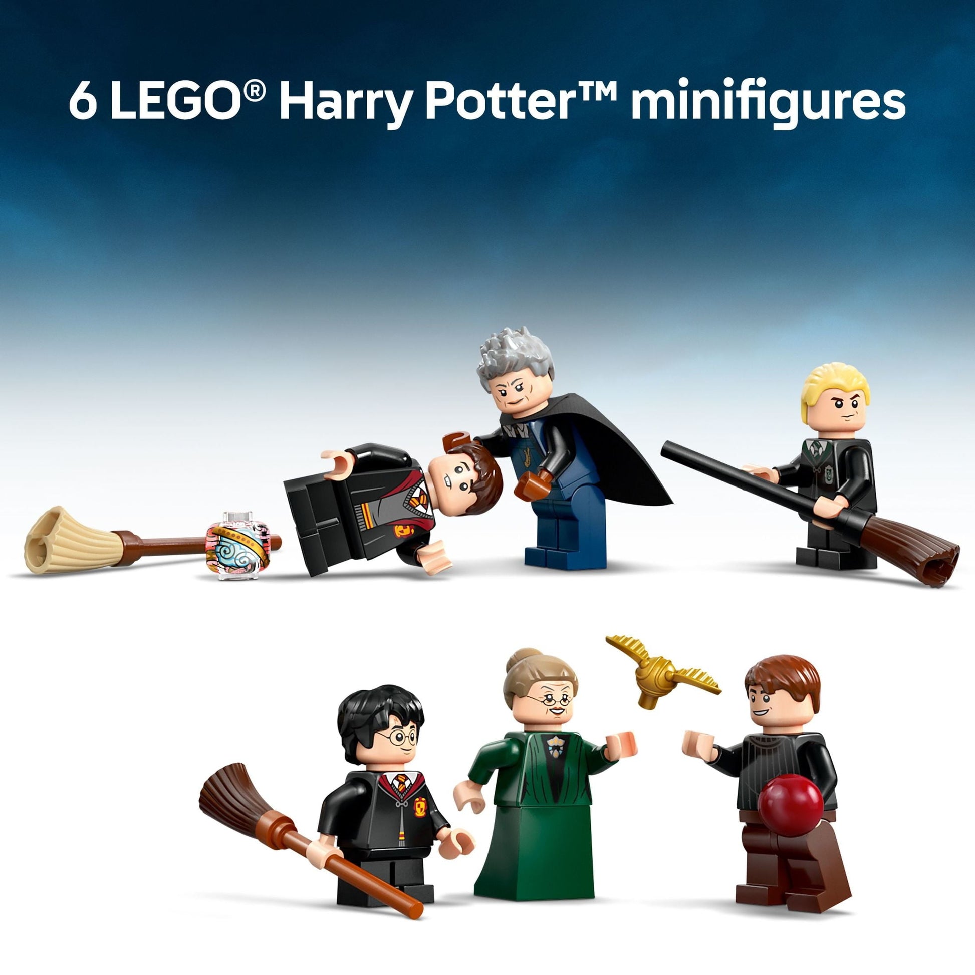 LEGO Harry Potter Hogwarts Castle: Flying Lessons Building Toy - Kids Wizard Toy for Boys and Girls, Harry Potter Fans, Ages 9+ - Gift Idea for Birthdays - 76447
