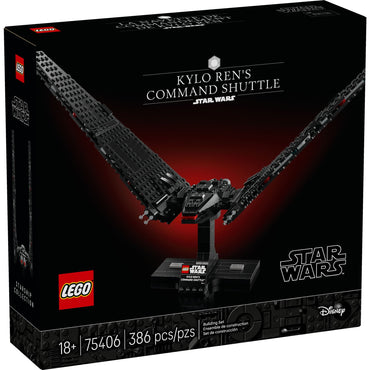 LEGO Star Wars Kylo Ren’s Command Shuttle - Model Starship Building Kit For Adults 18+ - DIY Collectible Building Set - Gift for Christmas - 75406