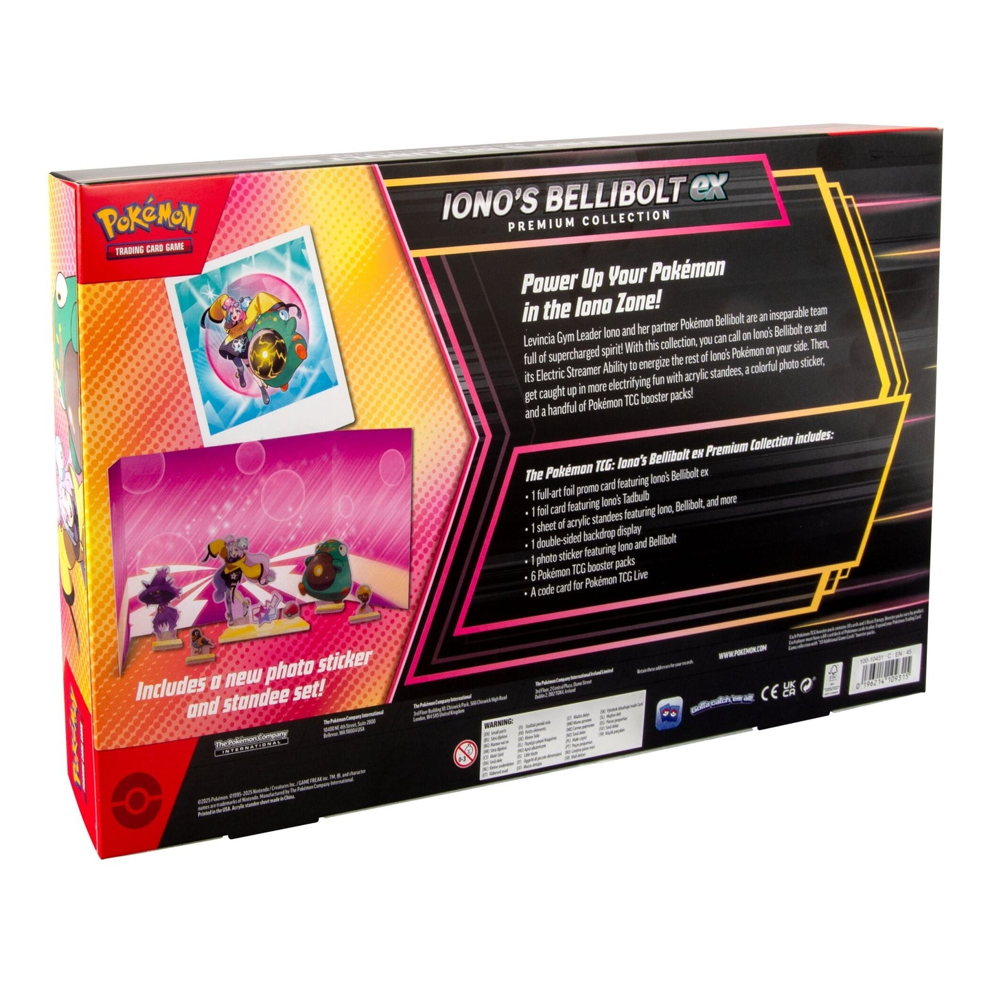 Pokemon Trading Card Game Iono’s Bellibolt ex Premium Collection