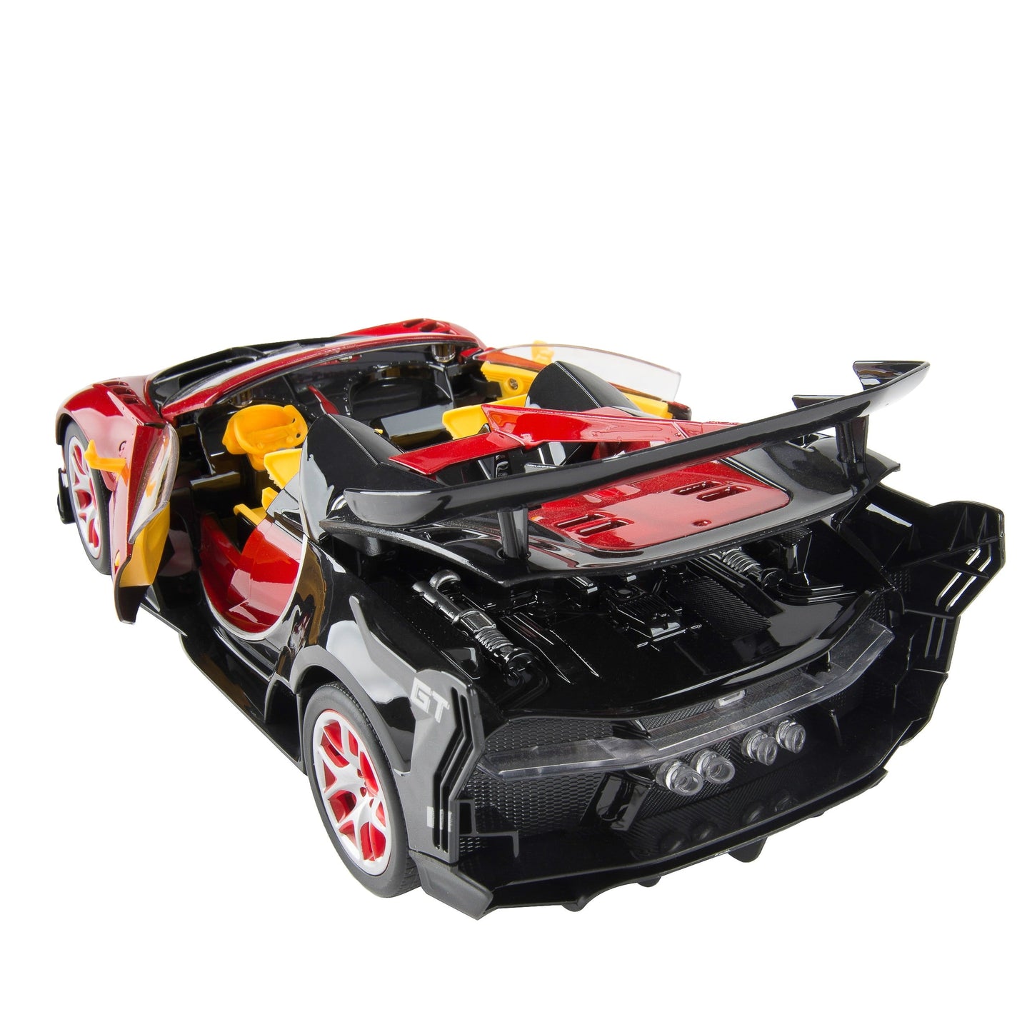 Remote Control Car, 1:14 Scale Rechargeable High Speed Racing Car with Lights, Ideal Christmas Toy RC Car Gift for Boys and Girls
