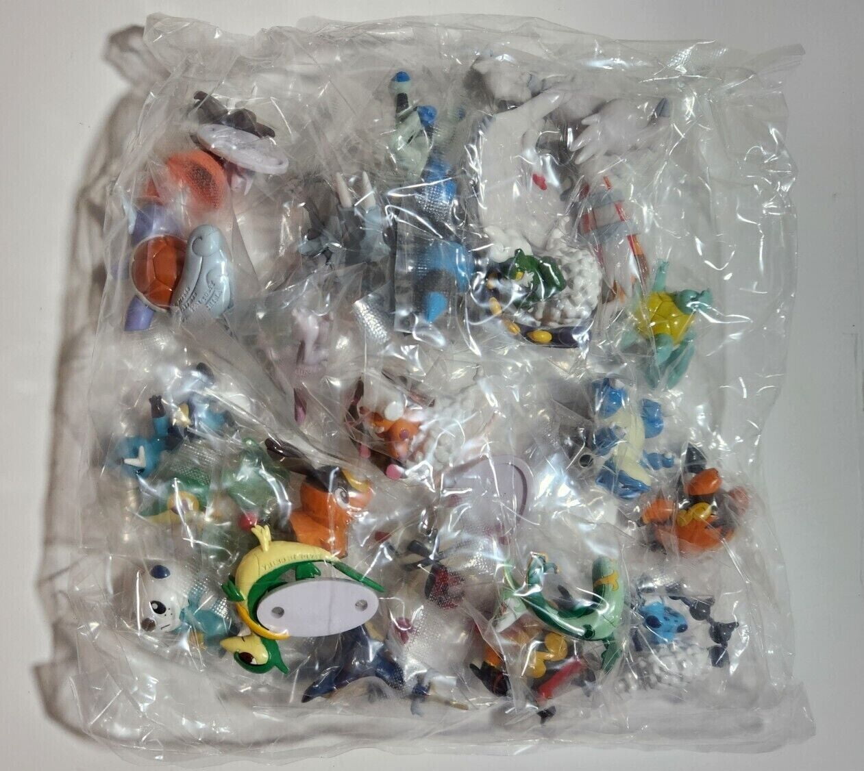 23 Piece Tomy Pokemon Action Figure Lot Squirtle, Wartortle, Blastoise, Snivy, Tepig, Oshawott, Serperior, Samurott, Mew, Mewtwo & More