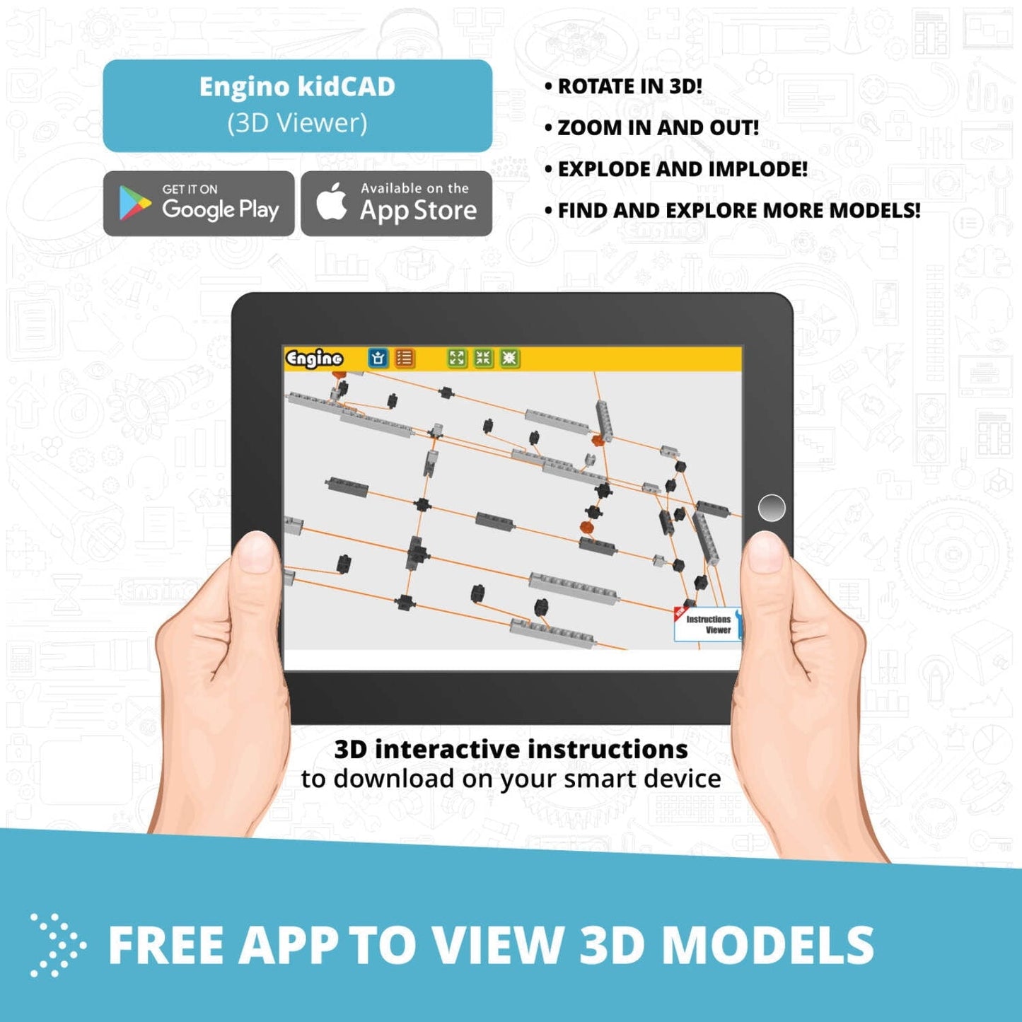 Engino- STEM Toys, Buildings & Bridges, Construction Toys for Kids 9+