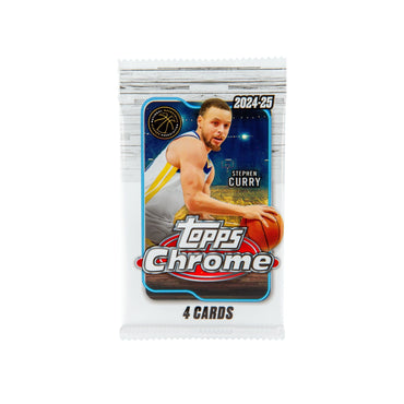 2024-25 Topps CHROME Basketball Trading Cards Value Box