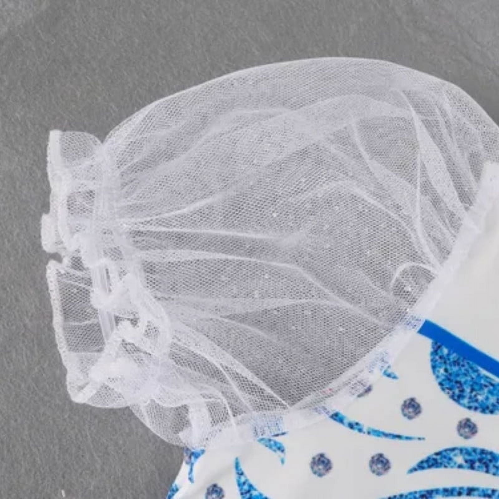 Jurebecia Girls Snow Queen Dress Princess Costume Halloween Birthday Party Dresses up for Toddler Girl Kids 4t (3-4Years)