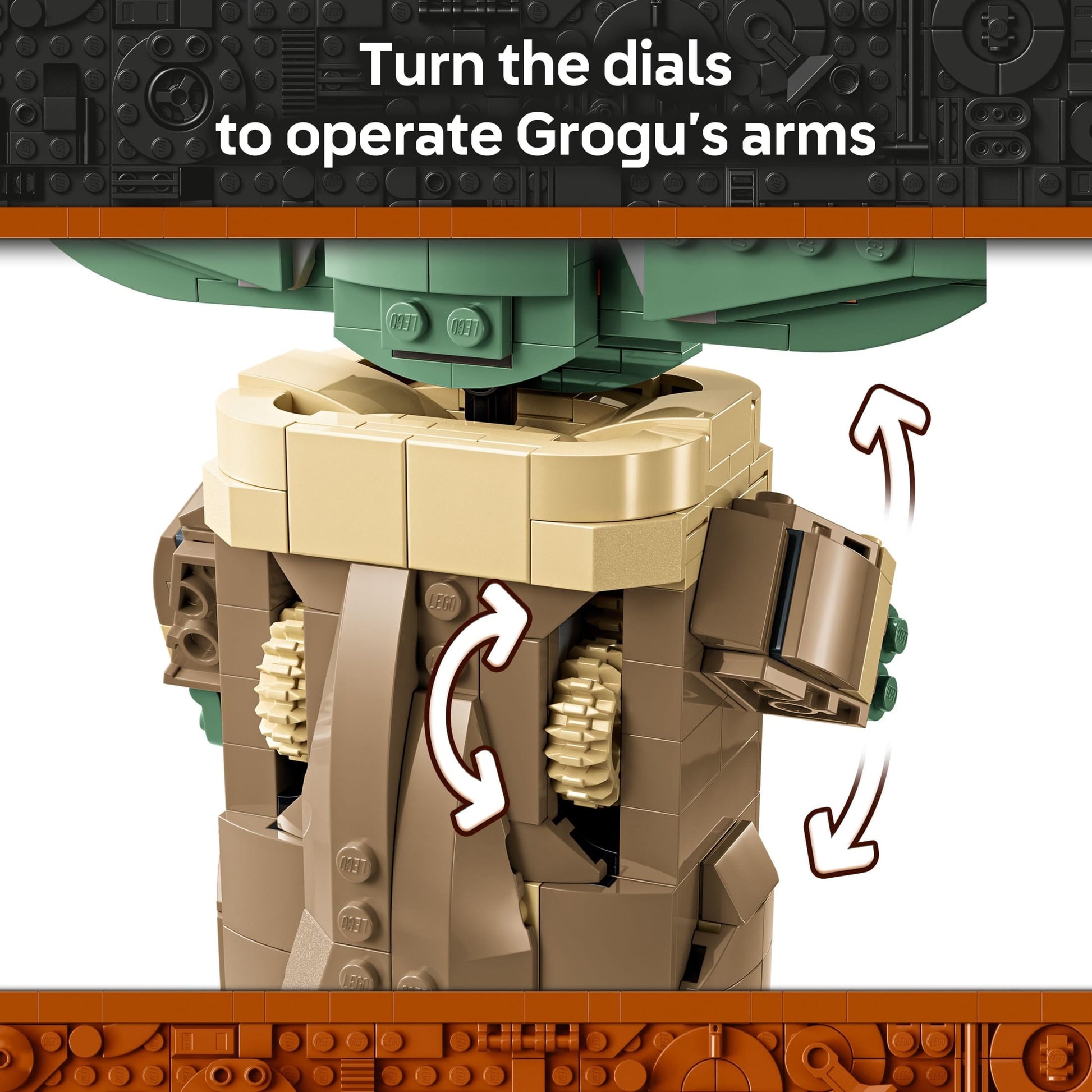 LEGO Star Wars Grogu with Hover Pram Building Toy Set - Star Wars Toy for Kids, Boys & Girls, Ages 10+ - Gift for Christmas - 75403