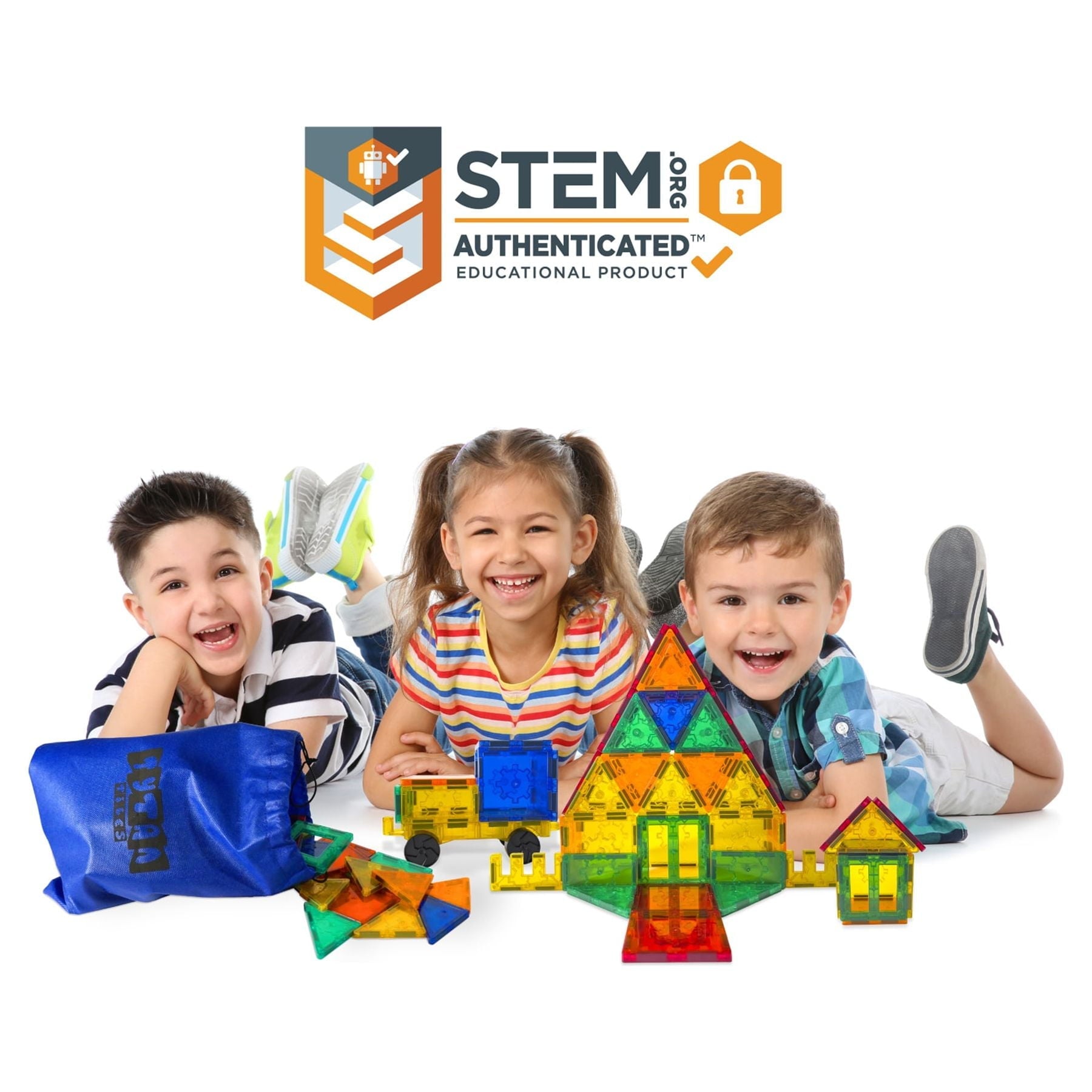 Tytan Magnetic Tile Building Set - 100-Piece STEAM Toy for Kids Ages 3+