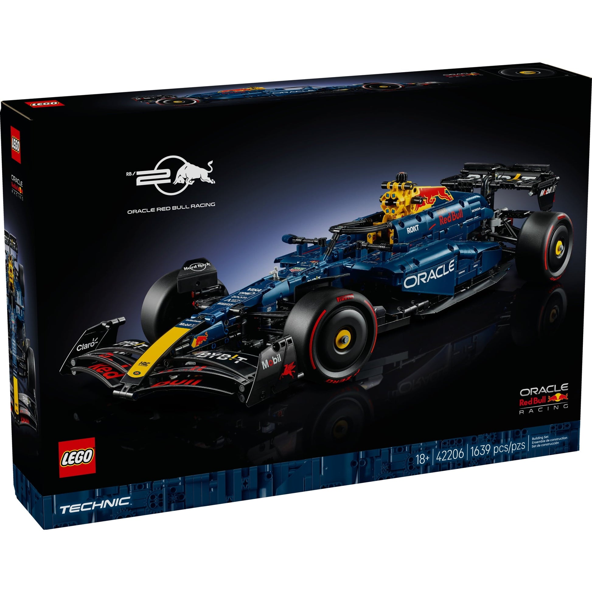 LEGO Technic Oracle Red Bull Racing RB20 F1 Race Car Model Kits - Building Set for Adults, Ages 18+ with Realistic Features - Gift for Groom, Groomsmen - 42206