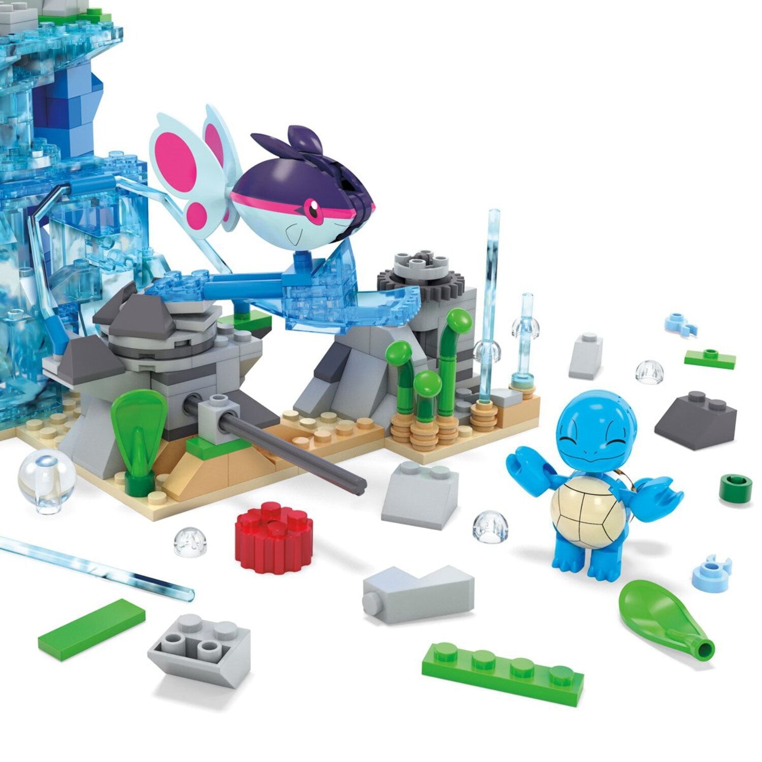 Mega Construx Collectible Pokemon Aquatic Adventure Interlocking Block Building Sets