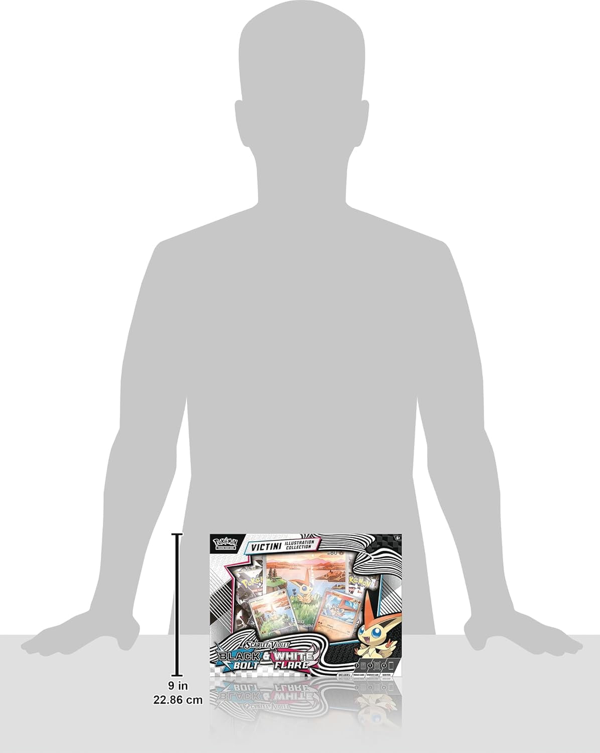 (6 pack) Pokemon Trading Card Games Scarlet Violet 10.5 Unova Victini Illustration Collection