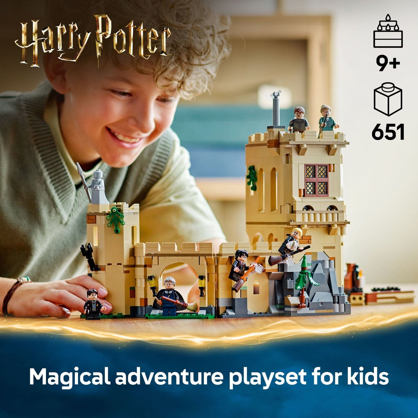 LEGO Harry Potter Hogwarts Castle: Flying Lessons Building Toy - Kids Wizard Toy for Boys and Girls, Harry Potter Fans, Ages 9+ - Gift Idea for Birthdays - 76447