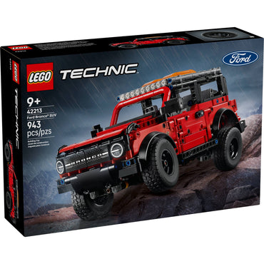 LEGO Technic Ford Bronco Kids Toy Car - Building Toy for Boys and Girls, Ages 10+ - Car Toy and Model Kit - Gift for Christmas - Authentic Ford Bronco Trim & Details - 42213
