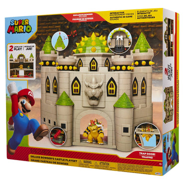 Nintendo Super Mario Deluxe Bowsers Castle 2.5 inch Action Figure Playset