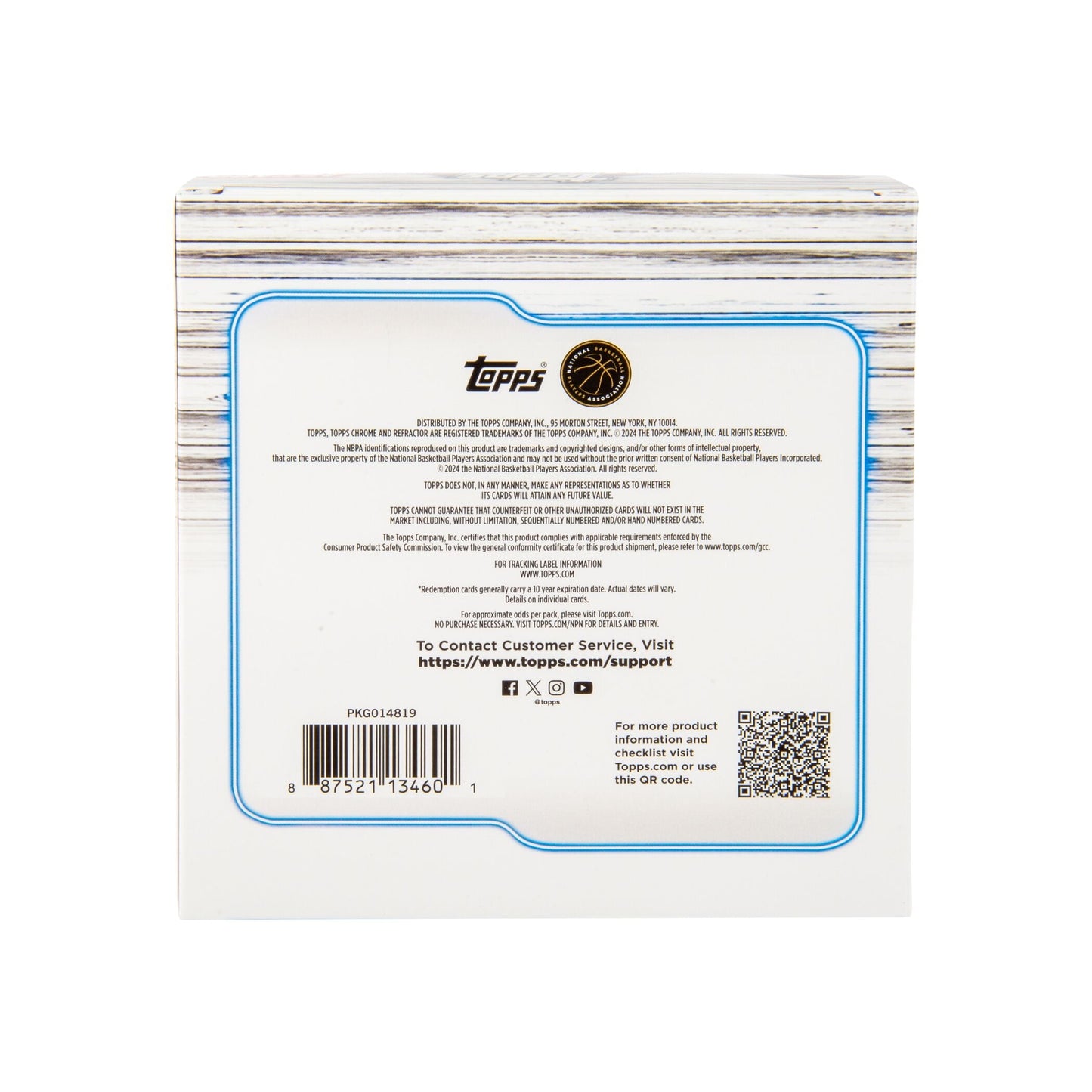 2024-25 Topps CHROME Basketball Trading Cards Mega Box