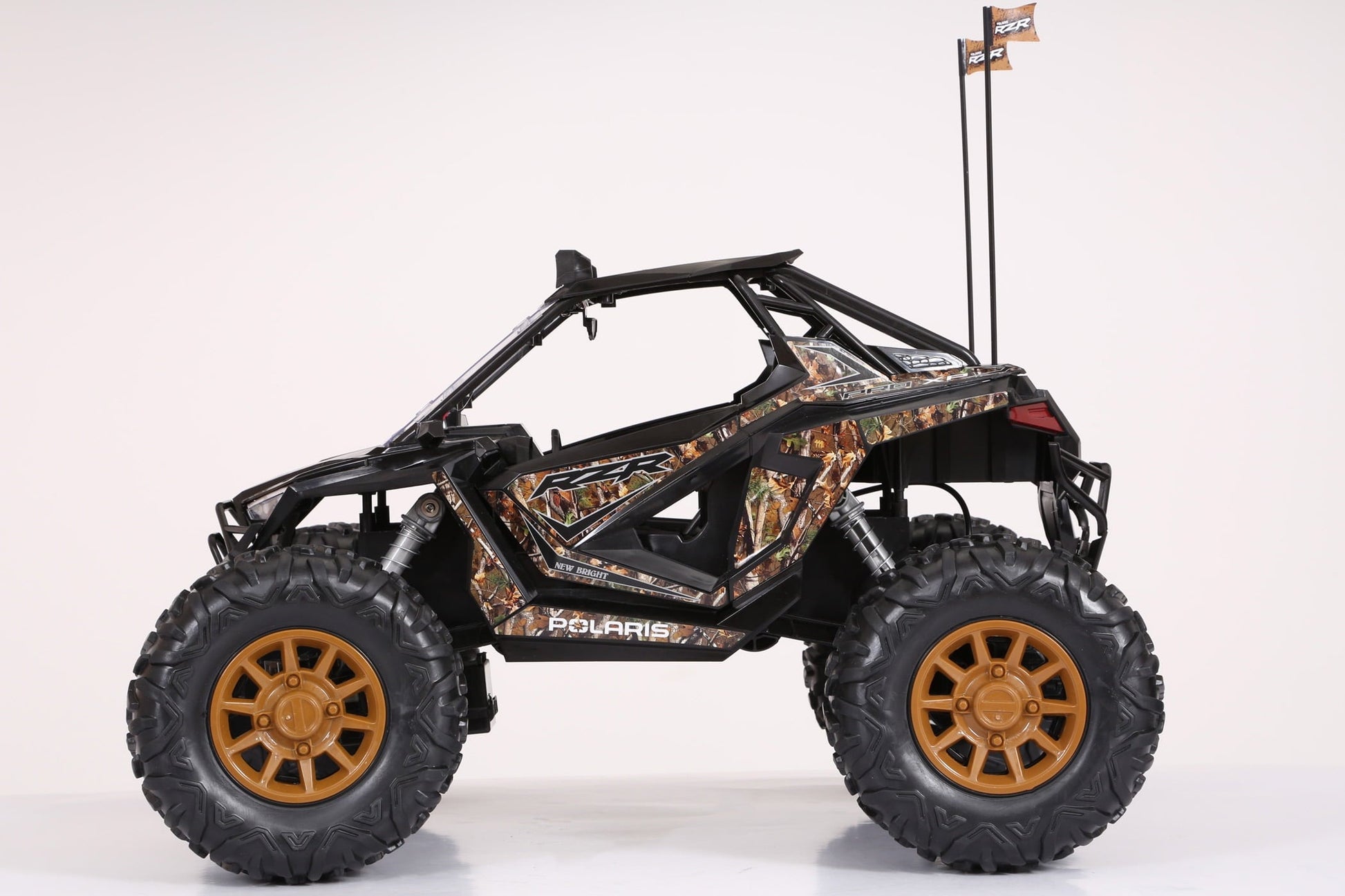 New Bright (1:5) Polaris RZR XP Pro 12.8V Battery Remote Control Camo ATV 2.4GHz, 60875U Child