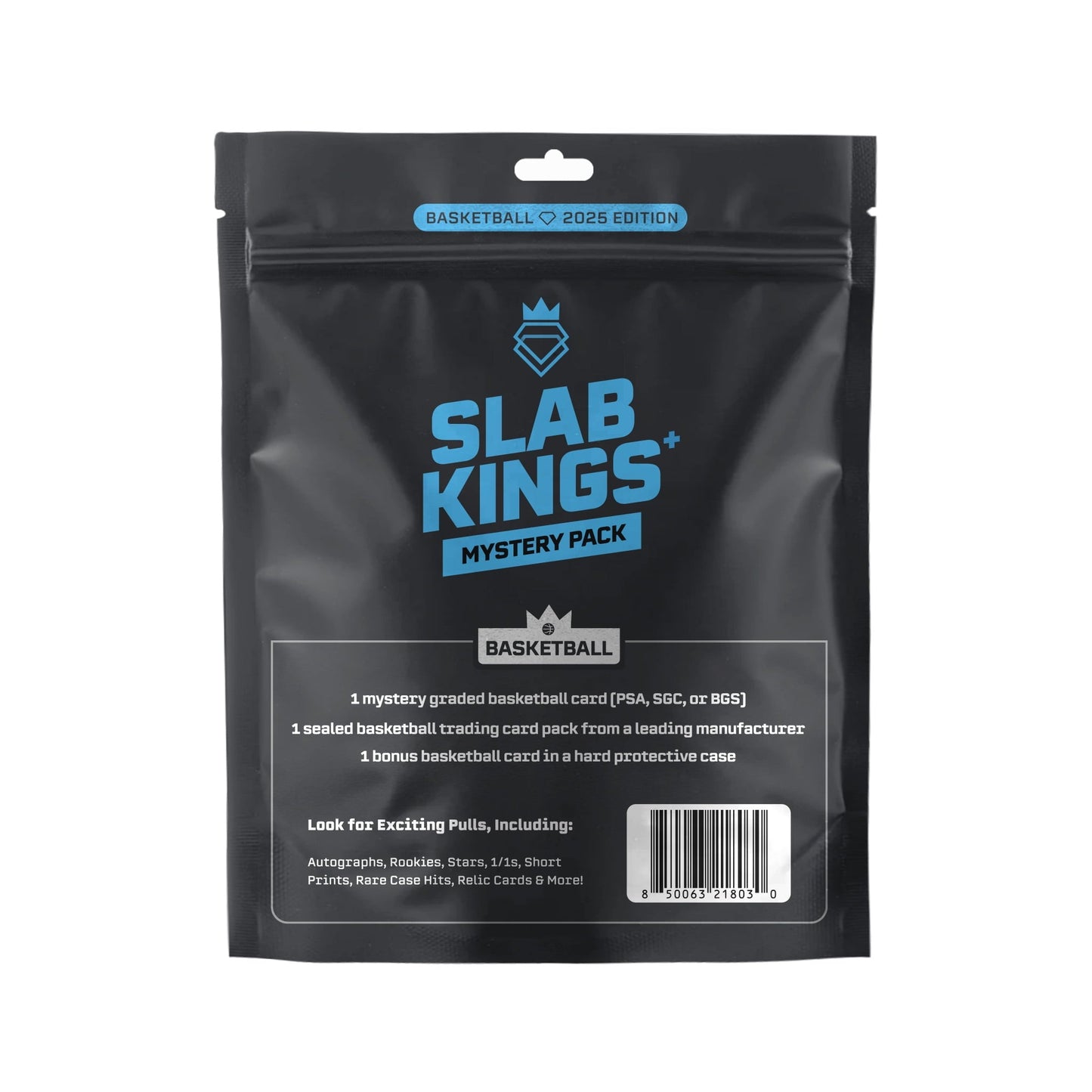 2025 Slab Kings Plus Basketball Edition – 1 Graded Card + 1 Sealed Pack + 1 Bonus Card