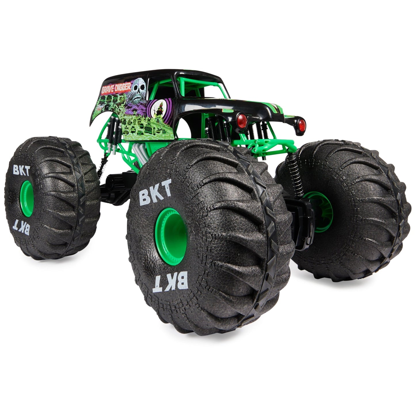 Monster Jam Mega Grave Digger All-Terrain Remote Control Monster Truck, 1:6 Scale
