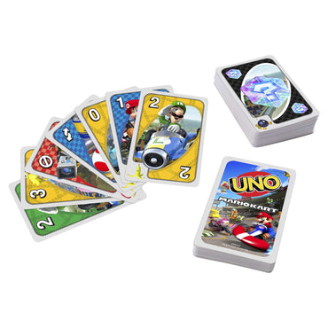UNO Mario Kart Card Game for Kids, Adults and Game Night with Special Rule for 2-10 Players