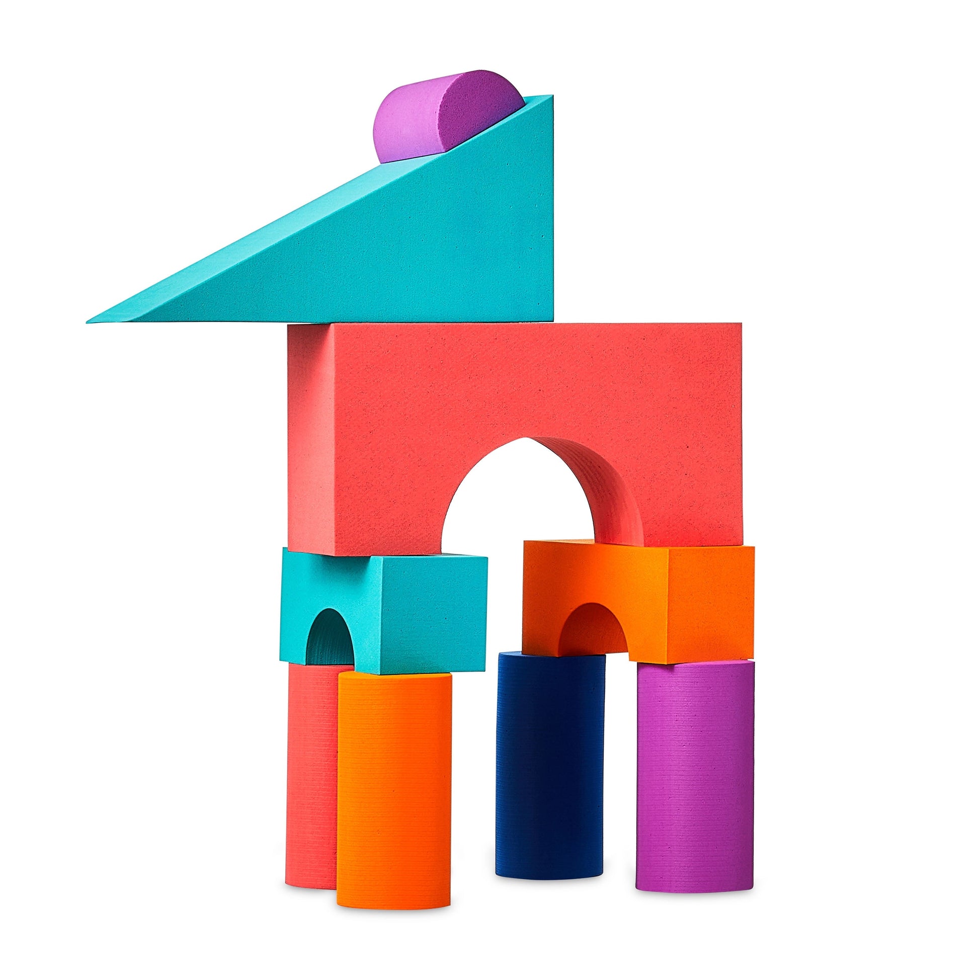 Spark.Create.Imagine Jumbo Foam Building Blocks, 53 Pieces for Ages 3+