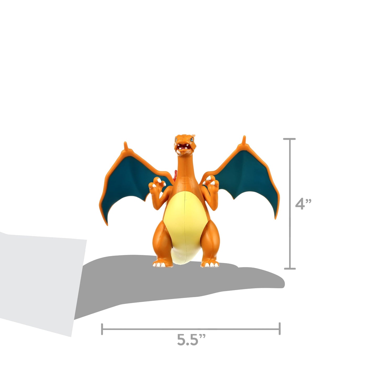 Pokémon Battle Figure 2 Pack - Features 4.5-inch Charizard and 2-inch Pikachu Battle Figures