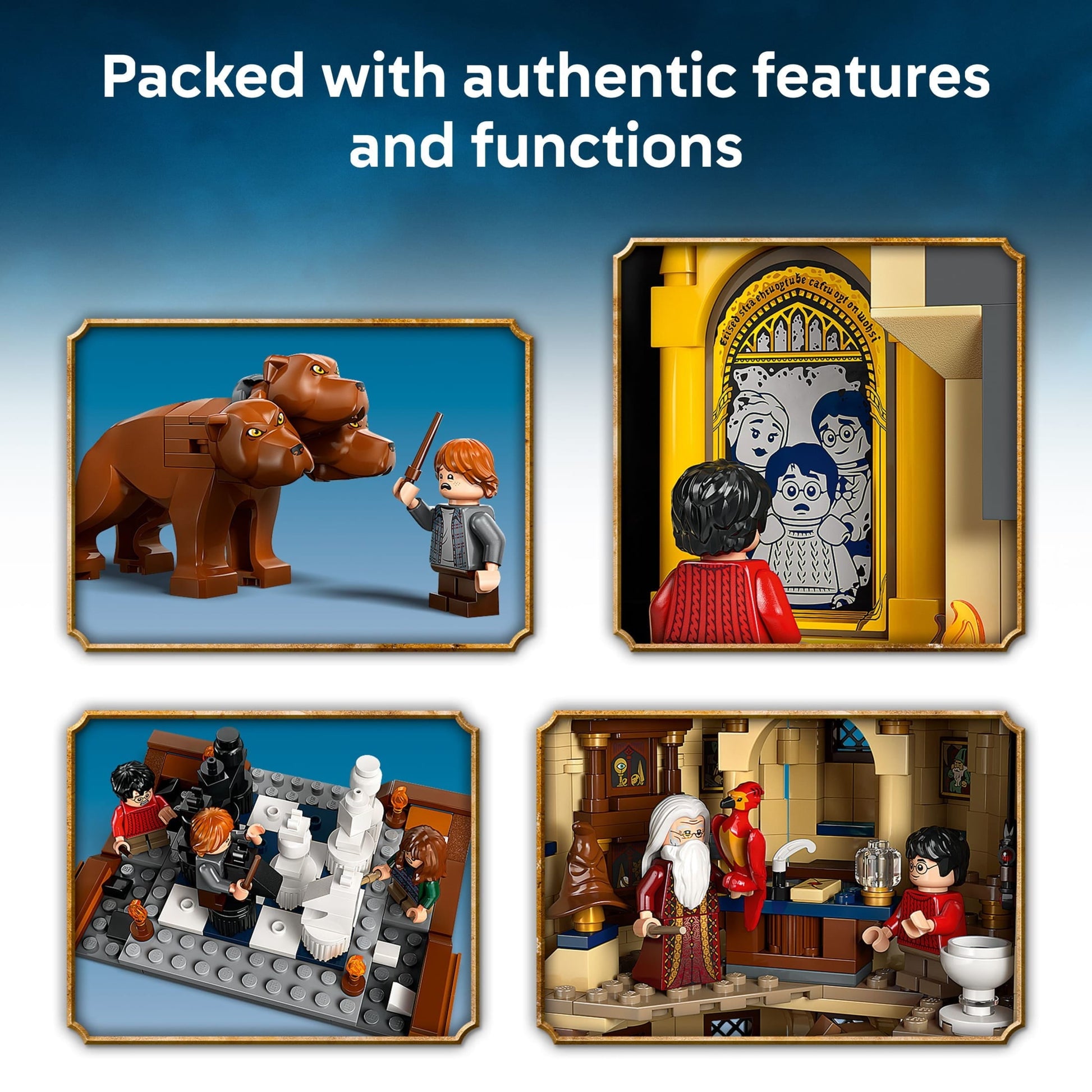 LEGO Harry Potter Hogwarts Castle: The Main Tower - Building Set for Boys and Girls, Ages 10+ - 12 Collectible Minifigures Including Harry Potter & Dumbledore - Gift for Christmas - 76454