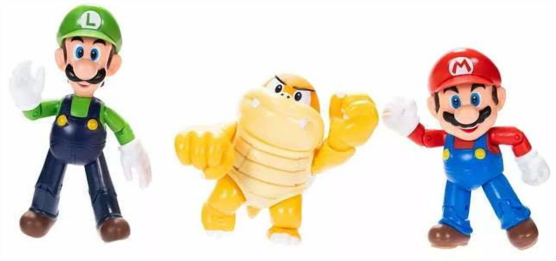 Super Mario Mario, Boom Boom & Luigi Figure 3-Pack