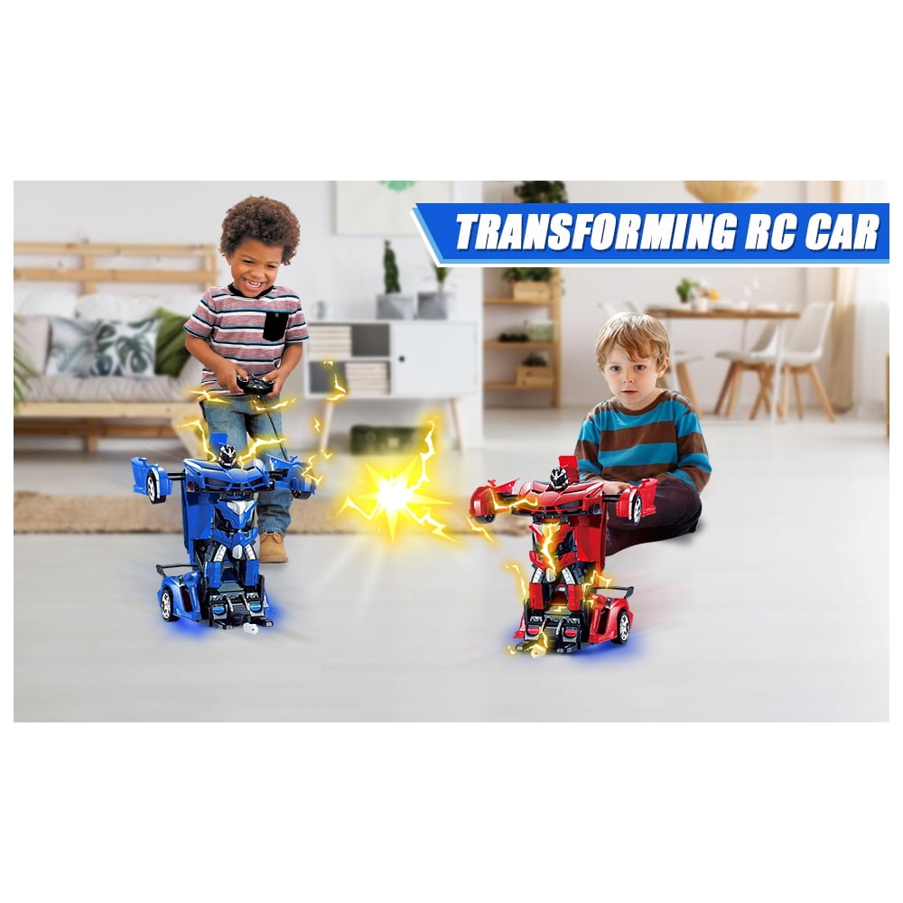 Remote Control Cars, Transform Car Robot, RC Cars for Kids, Boys Gifts Ages 4 5 6 7 8 9 10 11 Year Old Gift