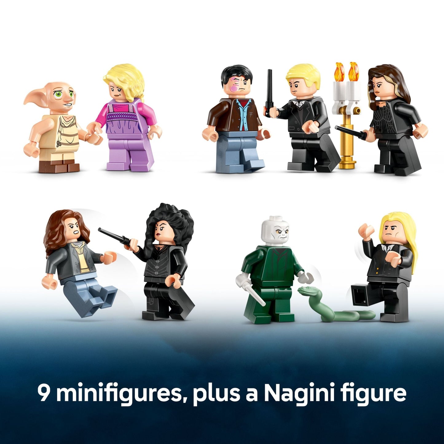 LEGO Harry Potter Malfoy Manor Building Toy - Harry Potter Toy for Boys & Girls, Ages 10+ - Collectible Kids Toy for Fans - Includes 9 Minifigures - 76453