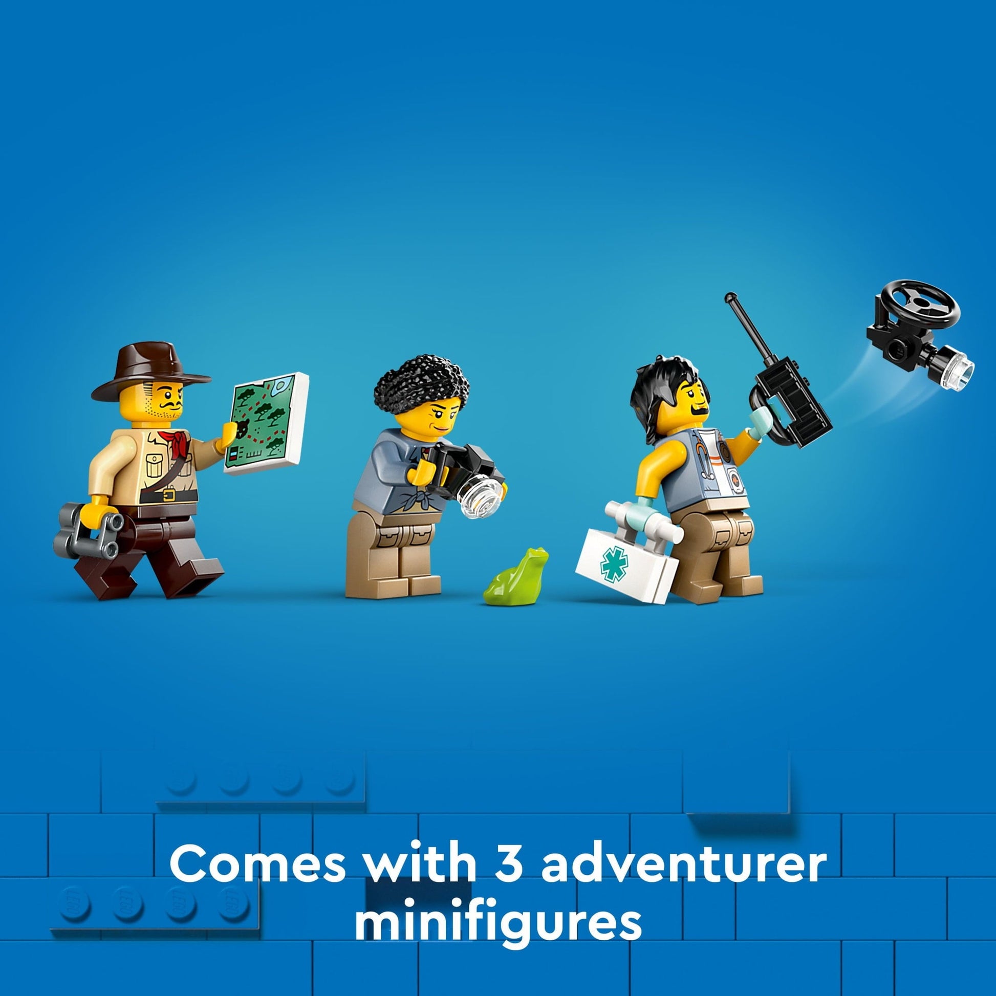 LEGO City Jungle Explorer Off-Road Truck Building Toys - Gift for Christmas - Pretend Play Set for Kids, Boys & Girls, Ages 6+ - W/ 3 Minifigures & Tiger Figure - 60426