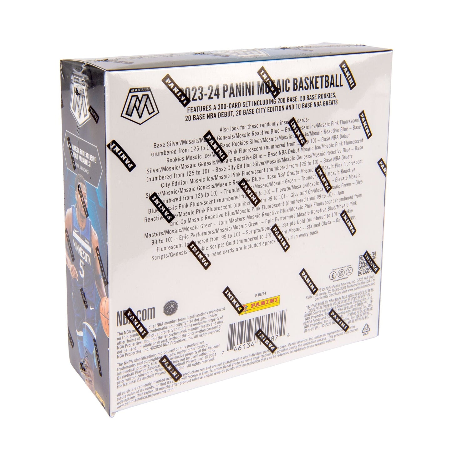 2023-24 Panini Mosaic Basketball Trading Cards Mega Box