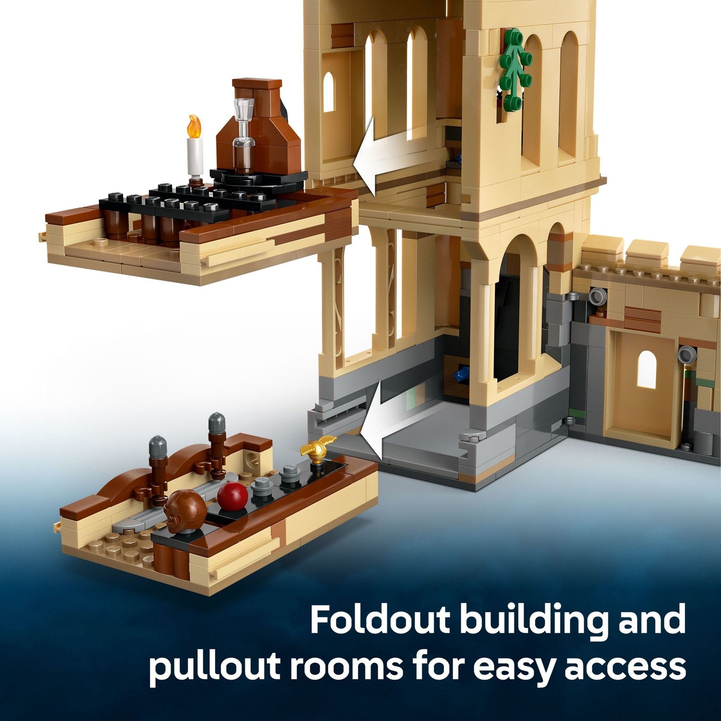 LEGO Harry Potter Hogwarts Castle: Flying Lessons Building Toy - Kids Wizard Toy for Boys and Girls, Harry Potter Fans, Ages 9+ - Gift Idea for Birthdays - 76447