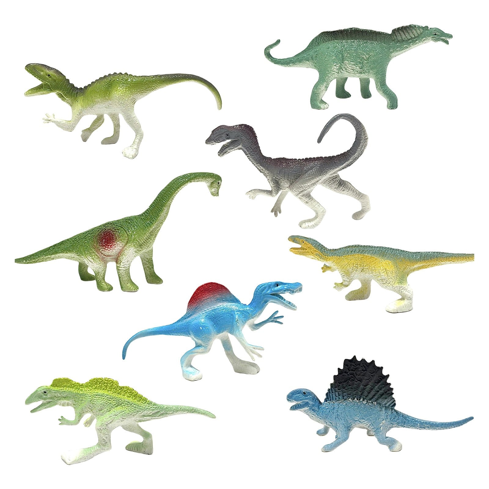 Preschool Dinosaur Toys,Plastic Mini Dinosaur Figure Toy Set,Mini Education Dinosaur Animals Toys,Birthday Christmas Gift for Kids over 2 Years Old