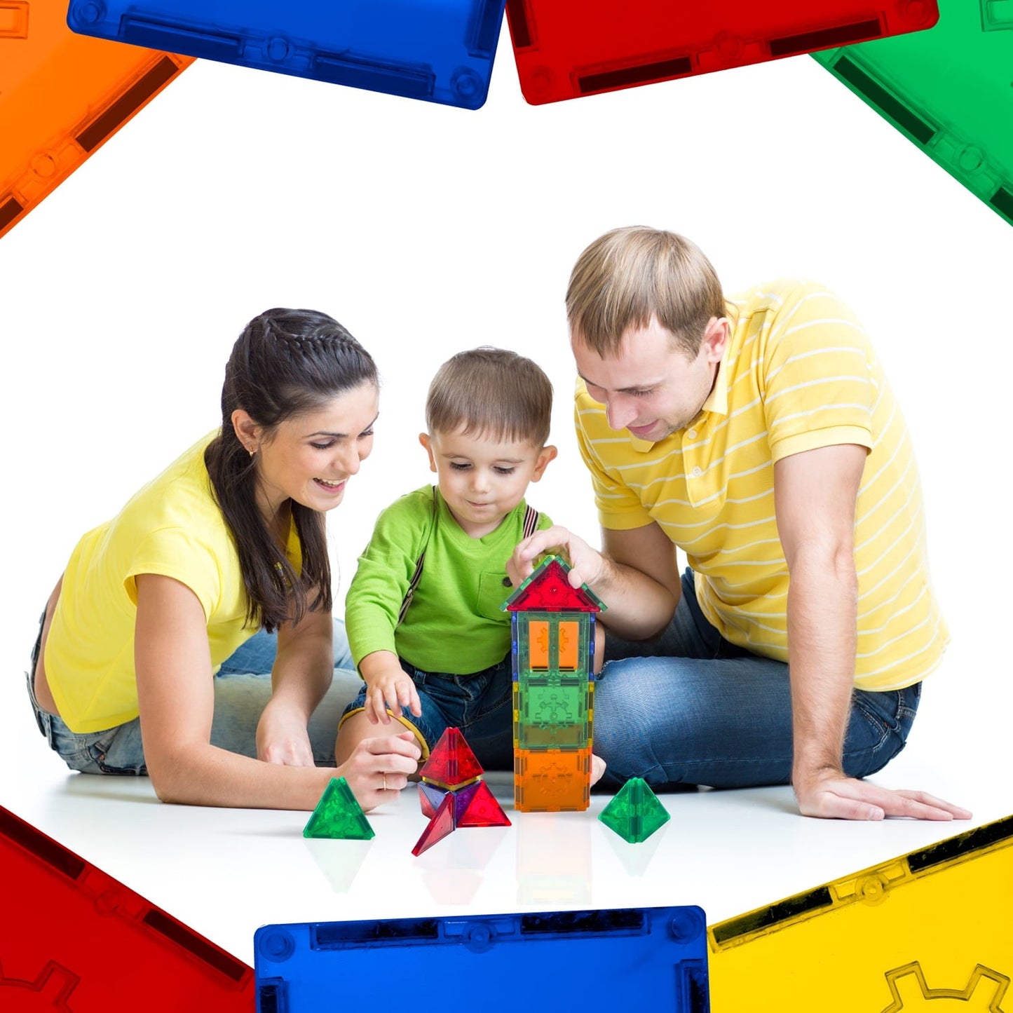 Tytan Magnetic Tile Building Set - 100-Piece STEAM Toy for Kids Ages 3+