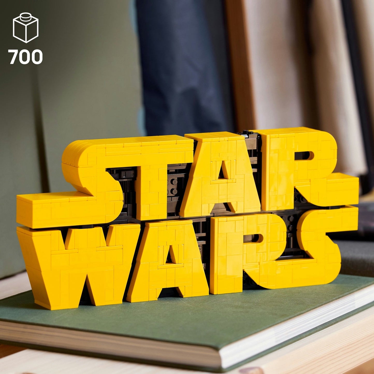 LEGO Star Wars Brick-Built Star Wars Logo - Building Blocks for Adults 18+ - Collectible DIY Model Kit - Unique Gift For Men and Women - Home Decor Idea for Fans of the Movie Series - 75407
