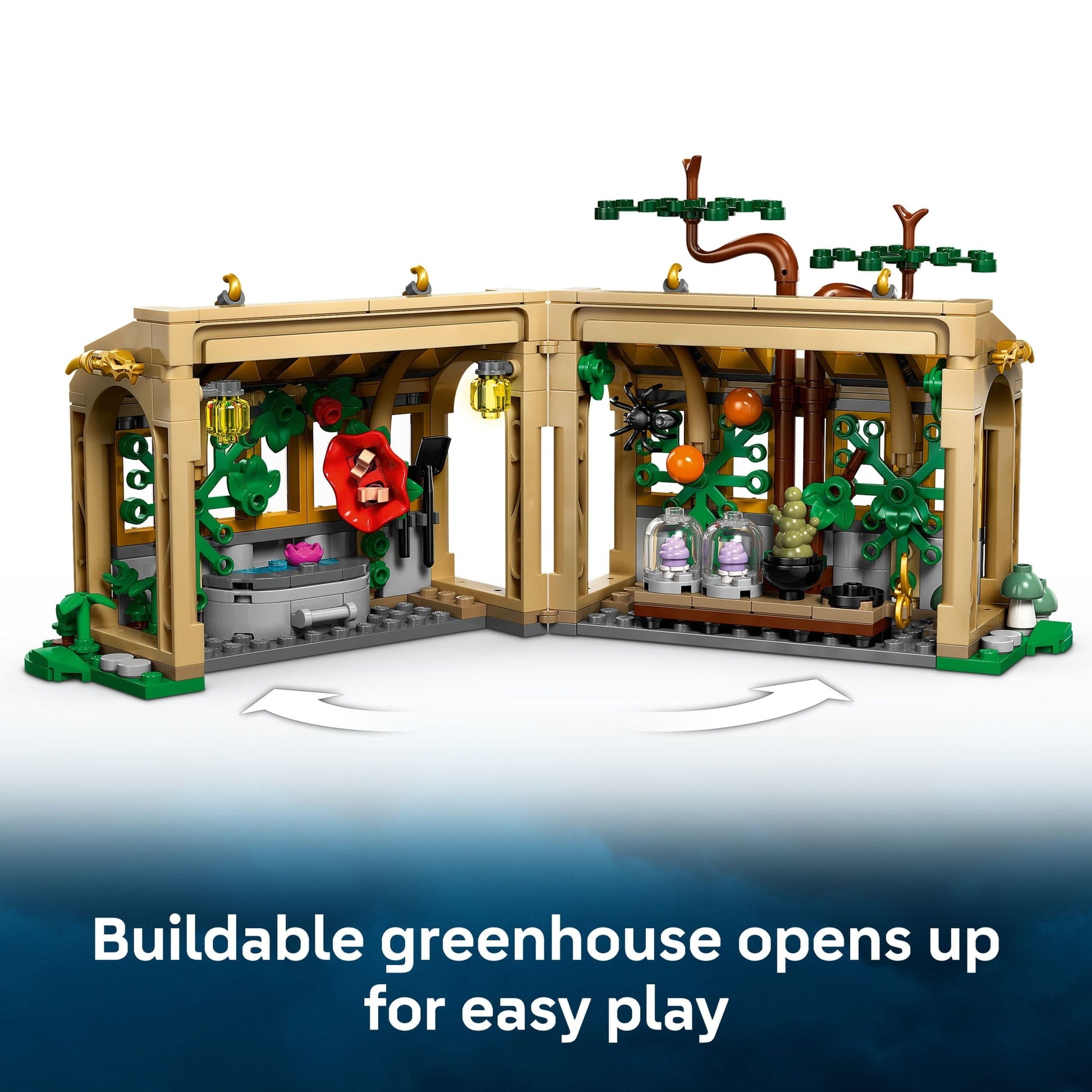 LEGO Harry Potter Hogwarts Castle: Herbology Class Kids Toy - Building and Learning Toy for Pretend Play - Gift for Christmas - Harry Potter Collectible for Boys and Girls, Ages 8+ - 76445